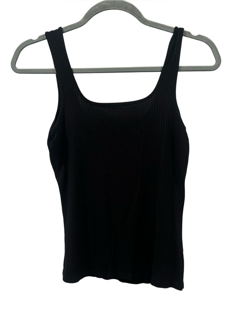 Rachel Zoe black ribbed tank top women’s medium